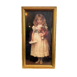 The Love Letter Wall Hanging By English Artist Charles Trevor(1855-1906